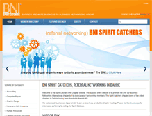 Tablet Screenshot of businessnetworkingbarrie.com